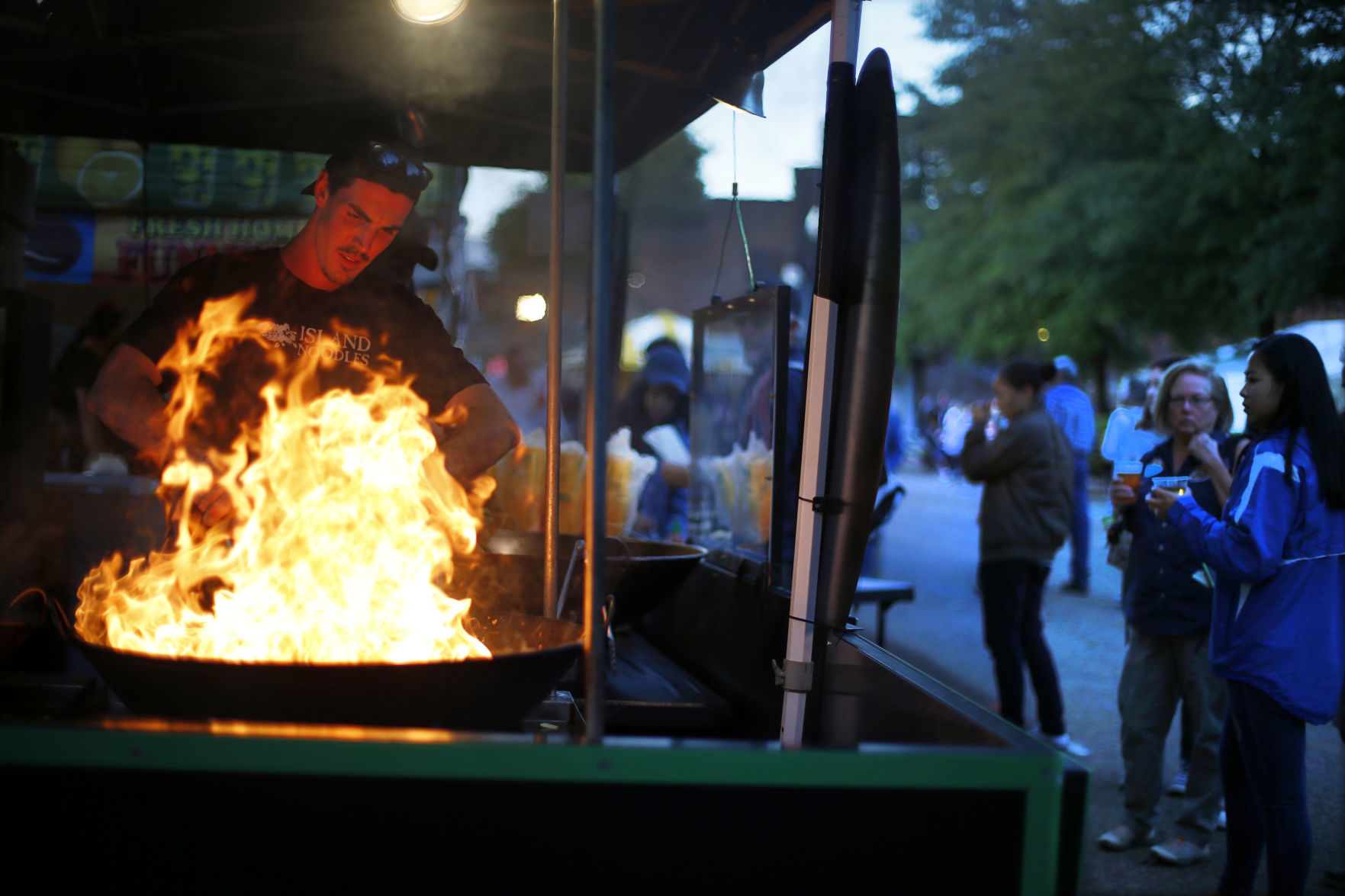 Opening night of the Richmond Folk Festival